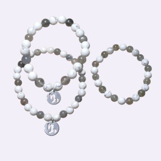 Bracelet astrologique Capricorne – pierres naturelles – lithothérapie