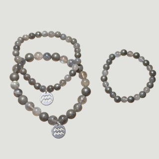 Bracelet astrologique Verseau – pierres naturelles – lithothérapie