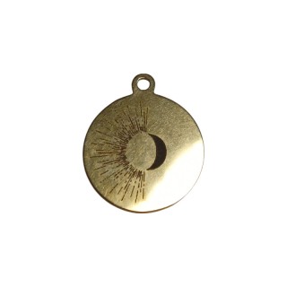 Médaille personnalisée gravée – Prénom, date ou message | Bijou personnalisé acier argent ou or