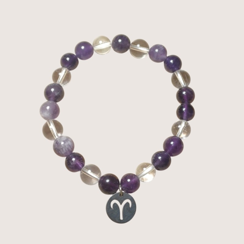 Bracelet astrologique Bélier – pierres naturelles – lithothérapie