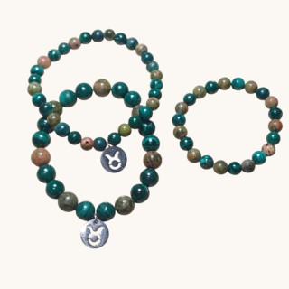 Bracelet astrologique Taureau – pierres naturelles – lithothérapie
