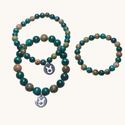 Bracelet astrologique Taureau – pierres naturelles – lithothérapie