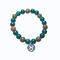 Bracelet astrologique Taureau – pierres naturelles – lithothérapie