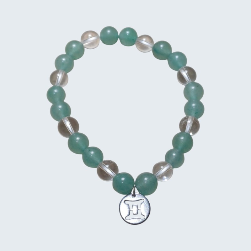 Bracelet astrologique Gémeaux – pierres naturelles – lithothérapie