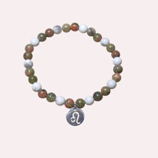Bracelet astrologique Lion – pierres naturelles – lithothérapie