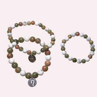 Bracelet astrologique Lion – pierres naturelles – lithothérapie