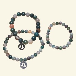 Bracelet astrologique Balance – pierres naturelles – lithothérapie