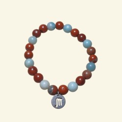 Bracelet astrologique Scorpion – pierres naturelles – lithothérapie